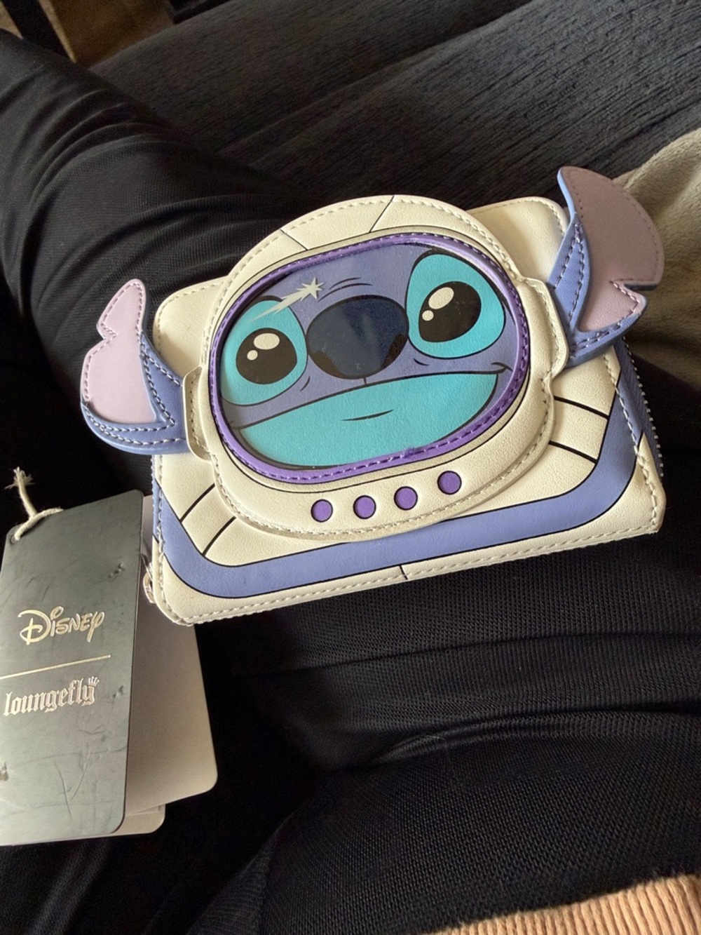 Loungefly  Stitch Astronaut wallet- White, Purple, Blue, Teal